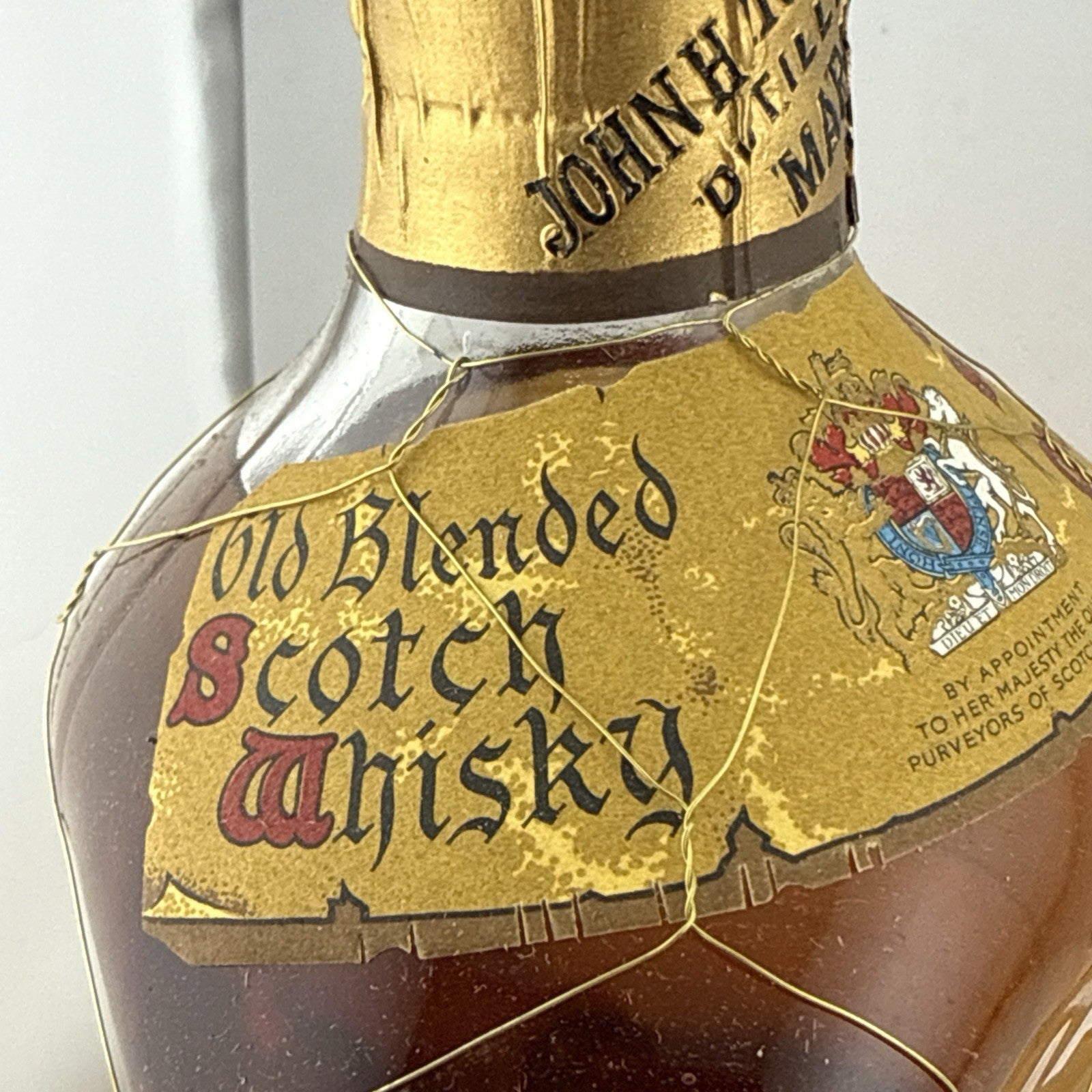 SALE Haig’s Dimple Scots Whisky 1960s Spring Cap 70 Proof Vintage Mint Condition