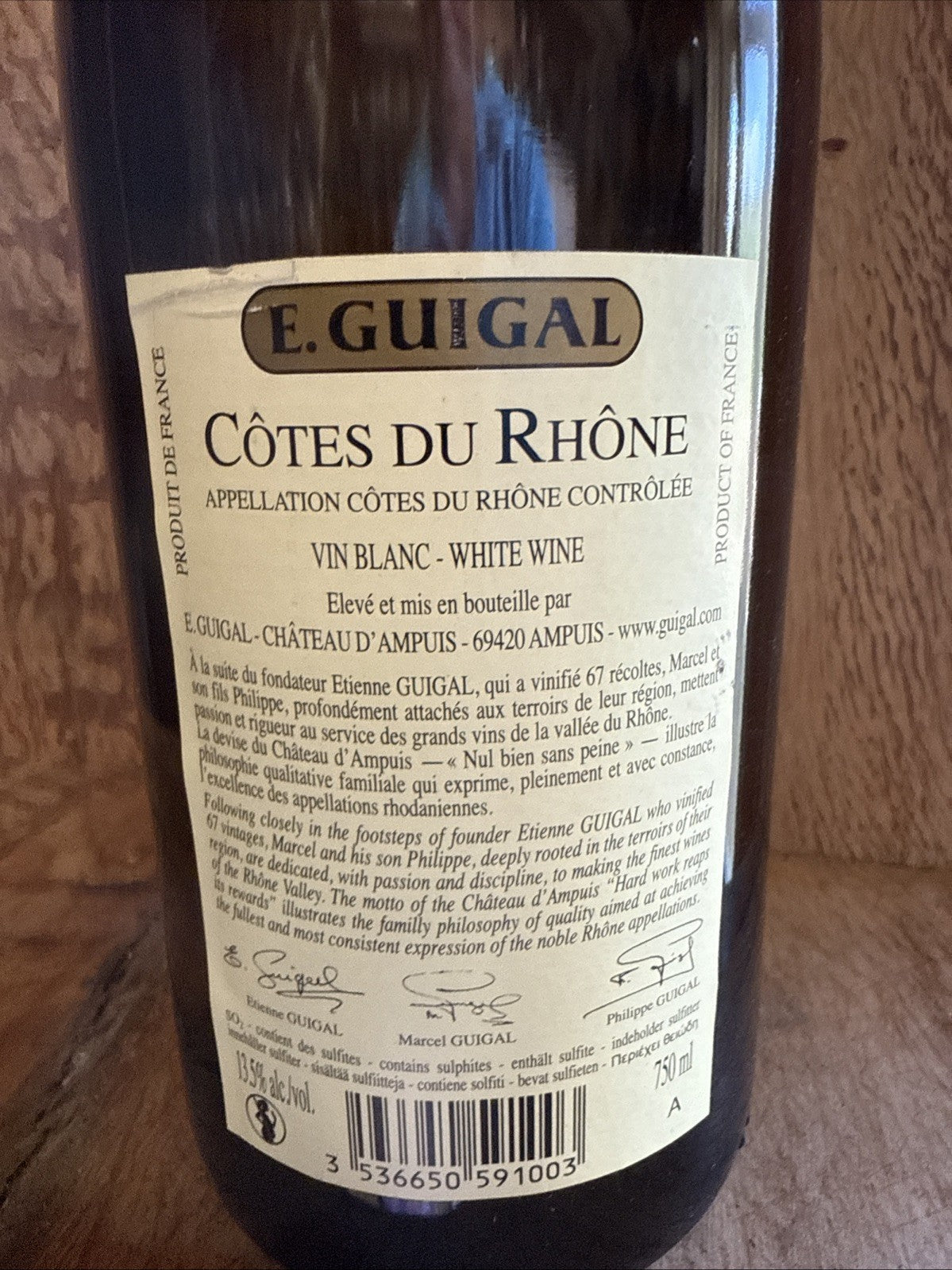 Cotes De Rhône 2016 Vin Blanc