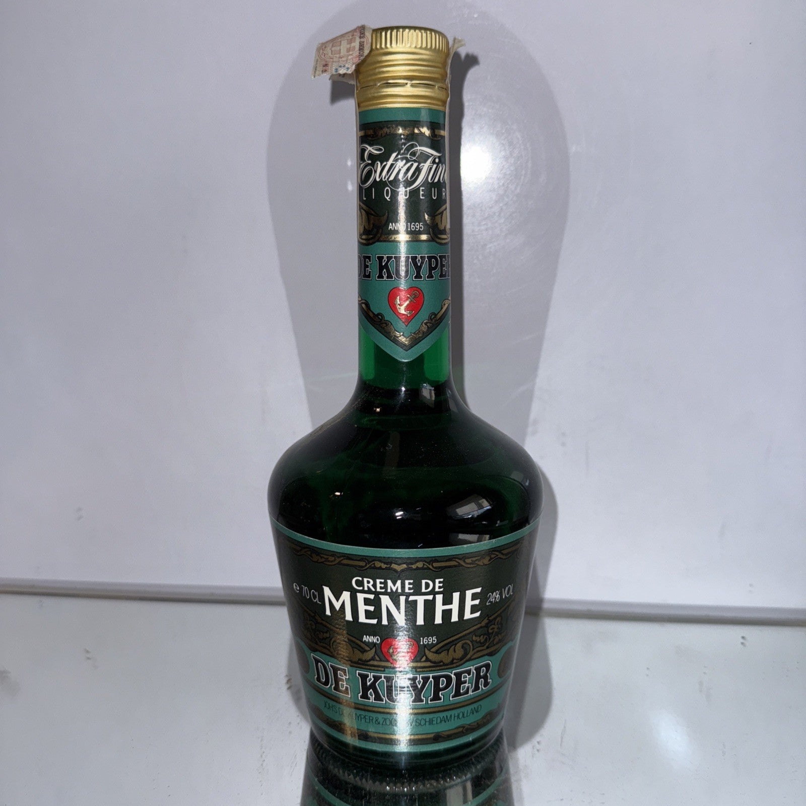 De Kuyper Creme De Menthe  1980s 700ml 24%abv