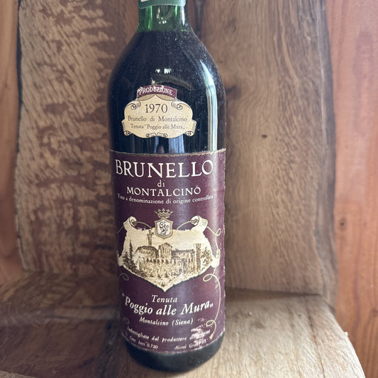 Castello Banfi Brunello Di Montalcino Poggio Alle Mura 1970