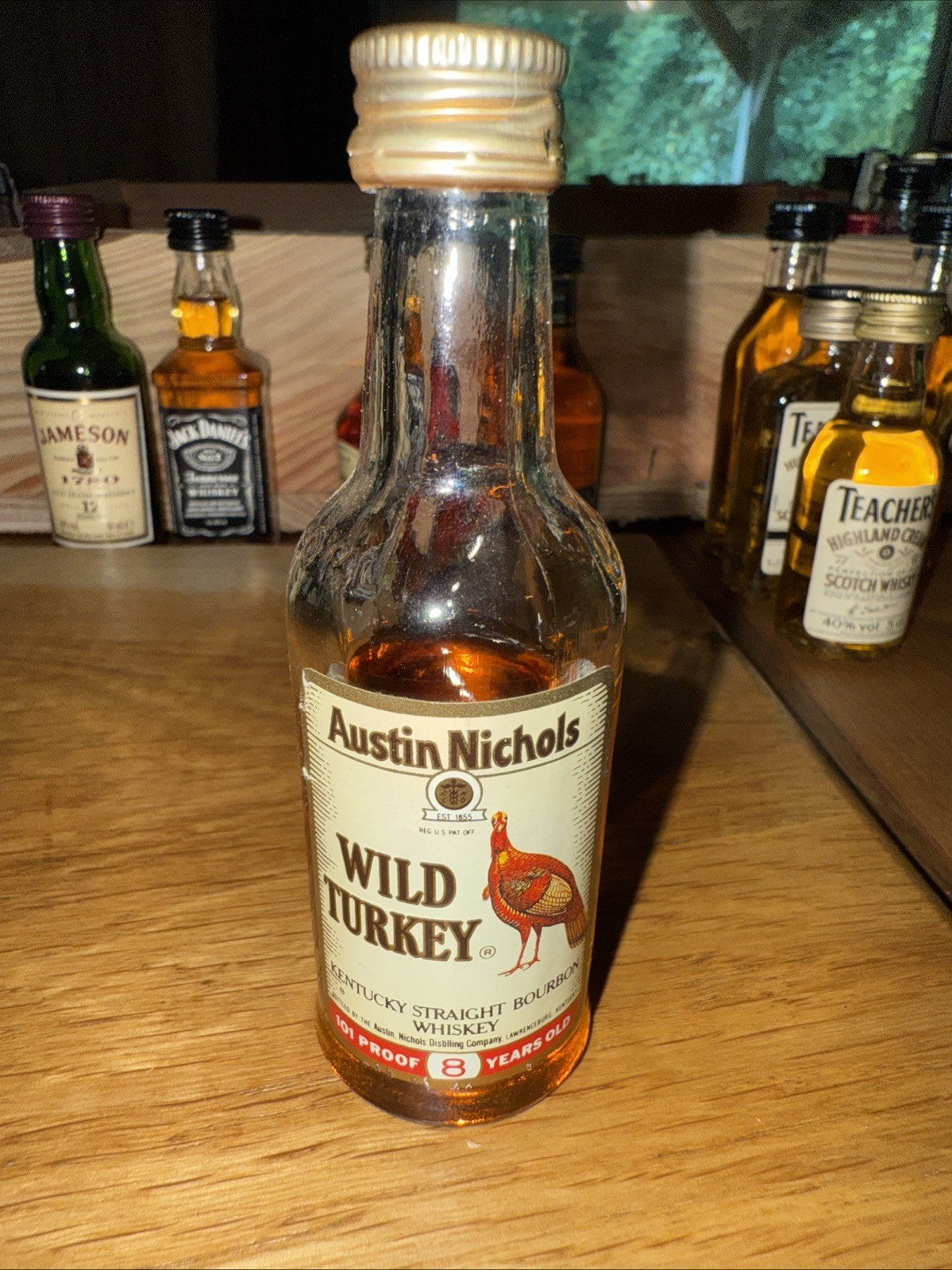 Wild Turkey Whiskey 1970s Miniature