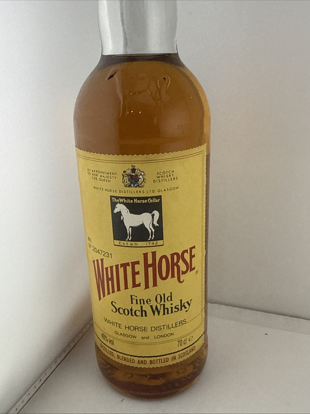 White Horse Fine Old Scotch Whisky 70cl 40% 1990s Blend Full Bottle