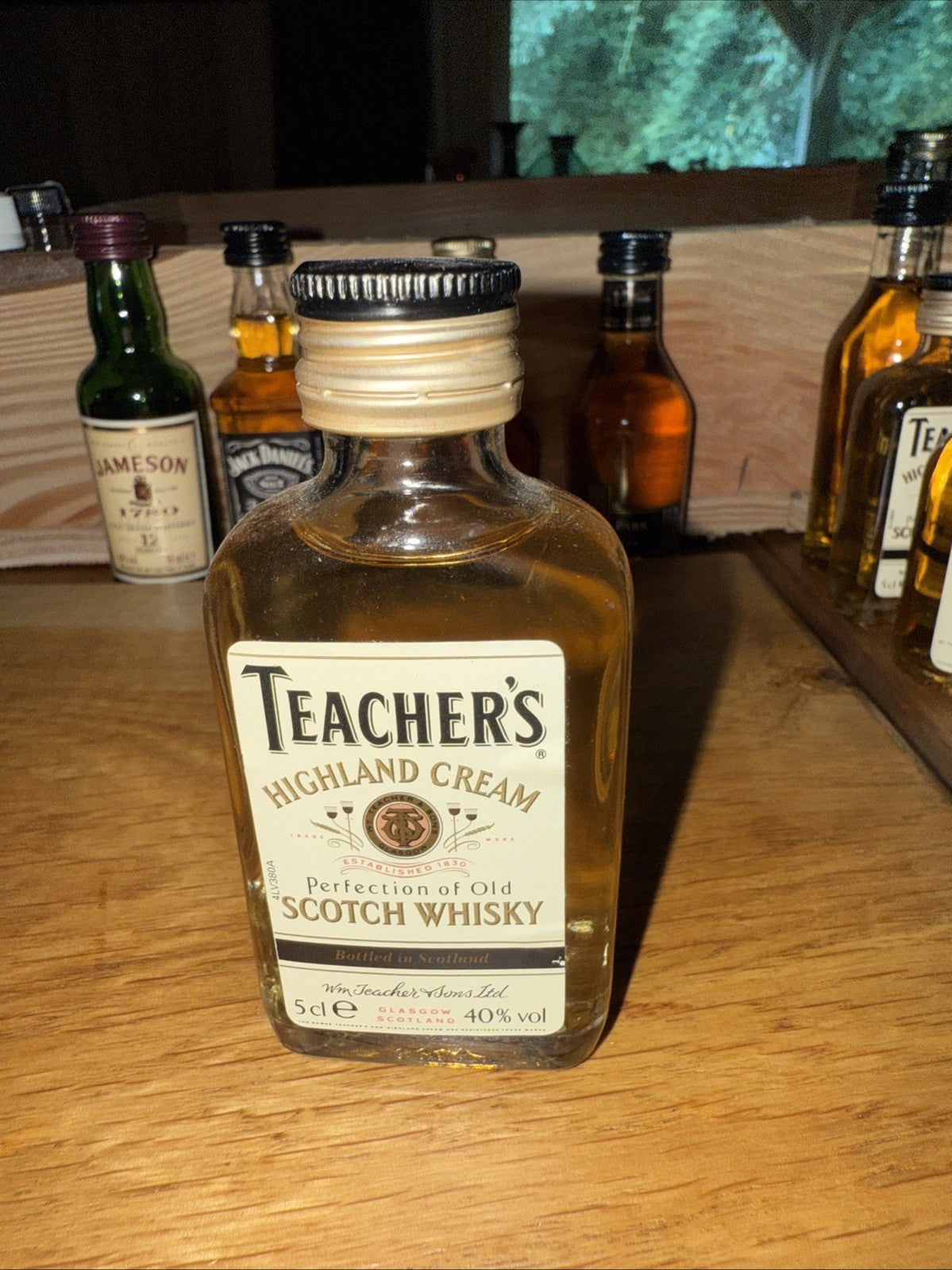 Teachers Highland cream 1980s Miniature