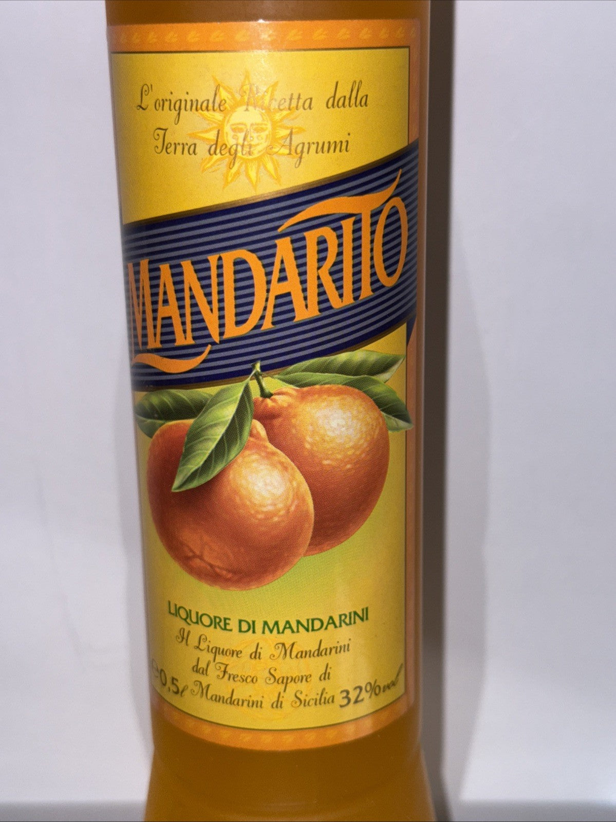 Mandarito Liquore di Mandarini di Sicilia (50cl, 32% ABV) Vintage Bottle 1990s