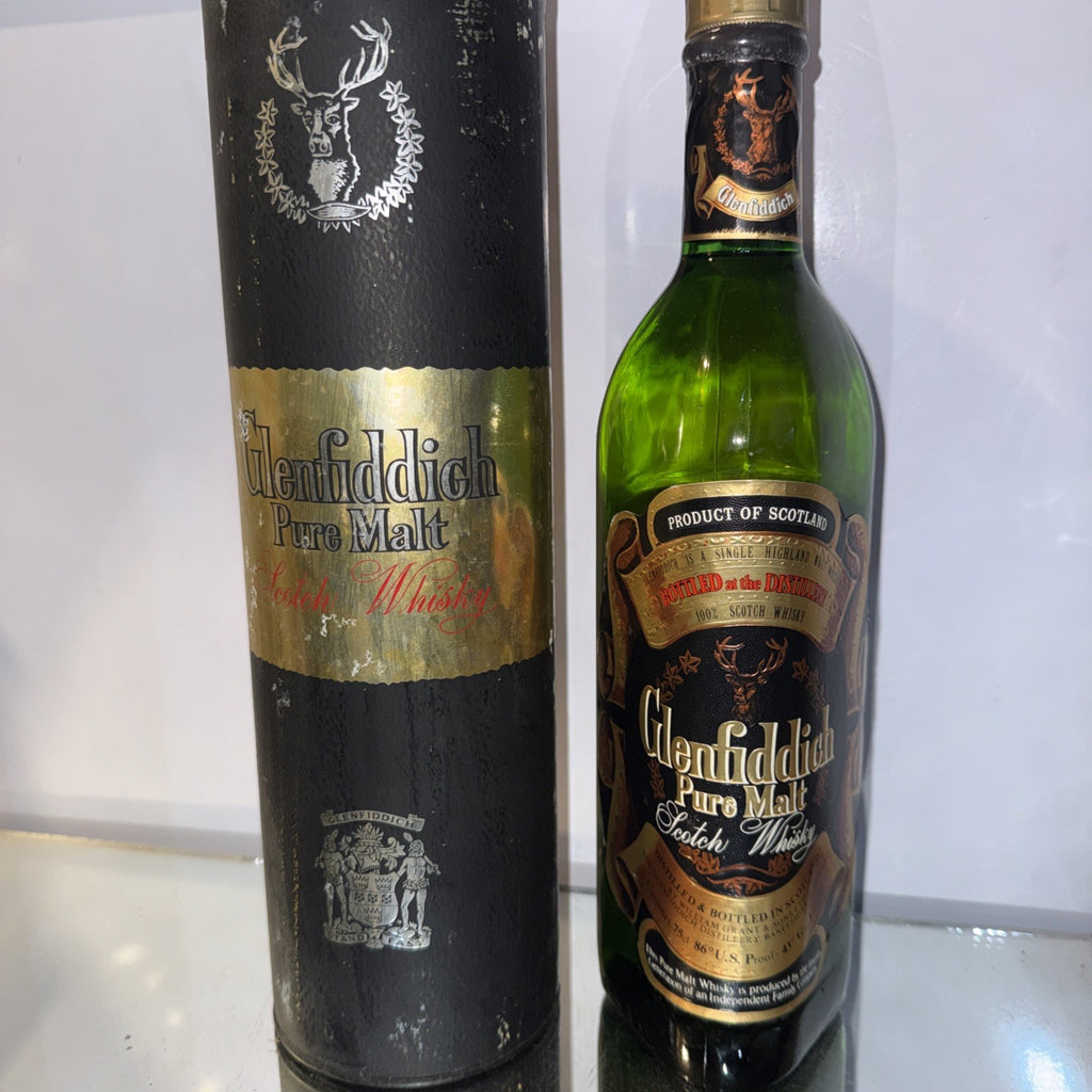 Glenfiddich Pure Malt Special Old Reserve Bottled Early 1970s Boxed