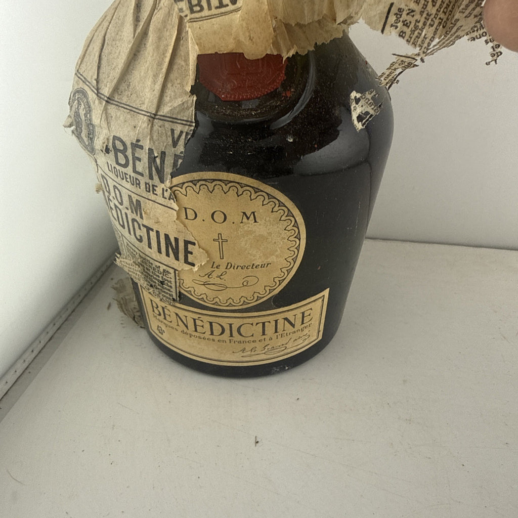 SALE Bénédictine D.O.M. Liqueur 1950s 43% Vintage Bottling France Cheapest Avail
