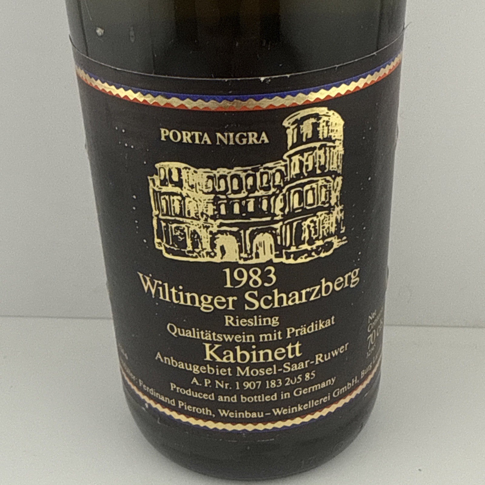 1983 Wiltinger Scharzberg Riesling Kabinett Porta Nigra Mosel