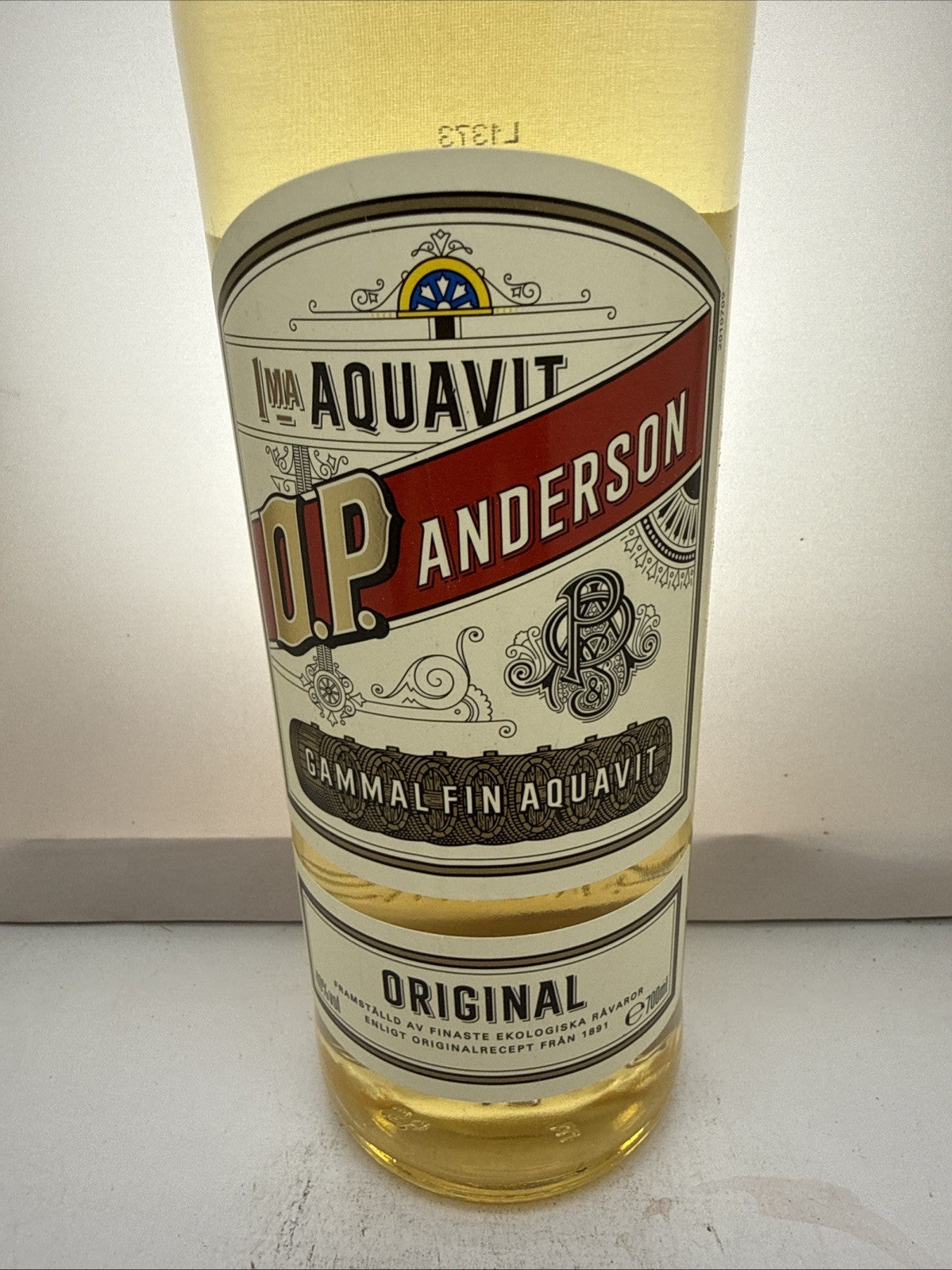 O.P. Anderson Organic Aquavit Swedish Aquavit 40% 700ml Cheapest Delivered In Uk