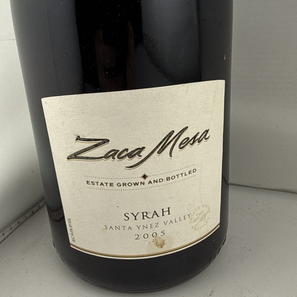 Zaca Mesa Syrah 2005 Santa Ynez Valley California Red Wine 75cl
