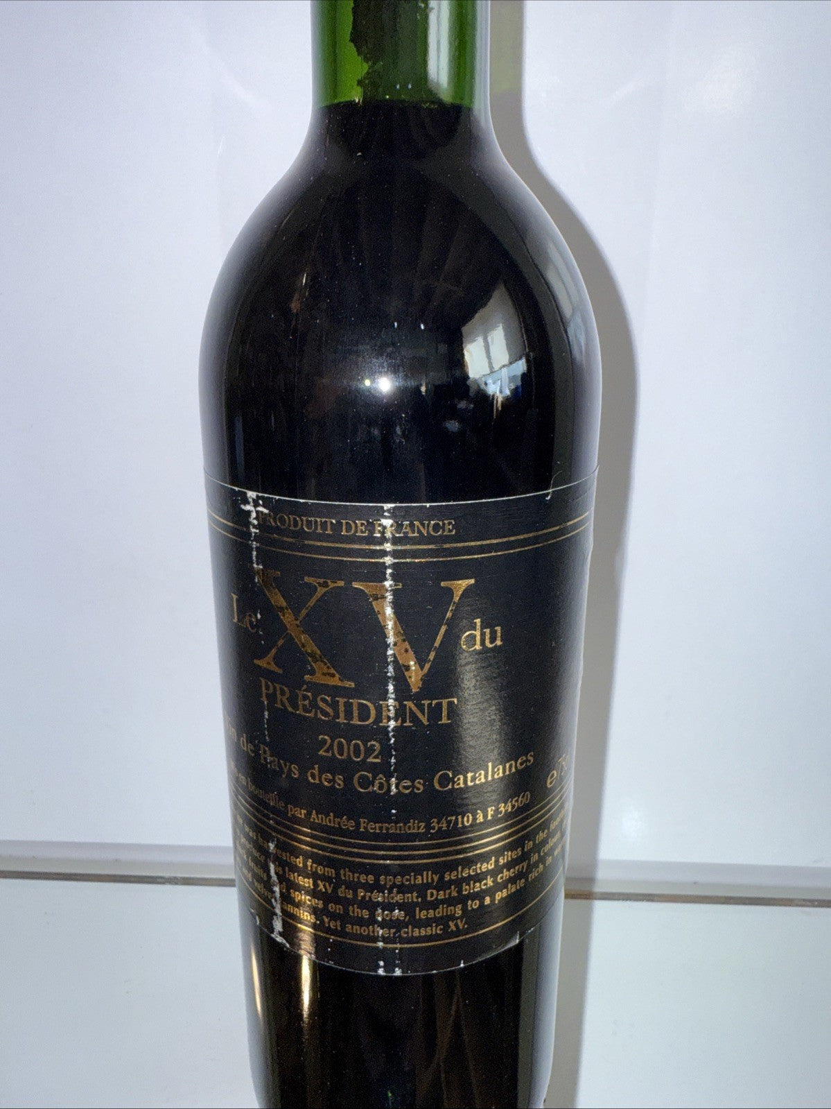 Le XV Du President Vin De Pay's Des Pyrenees Orientales 2002 Red