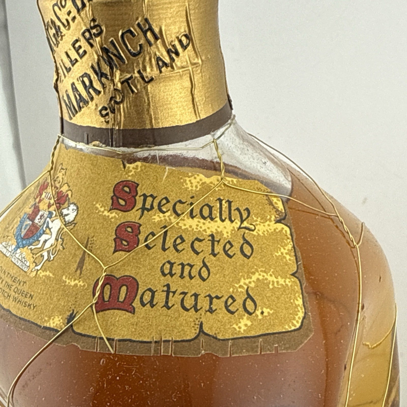 SALE Haig’s Dimple Scots Whisky 1960s Spring Cap 70 Proof Vintage Mint Condition