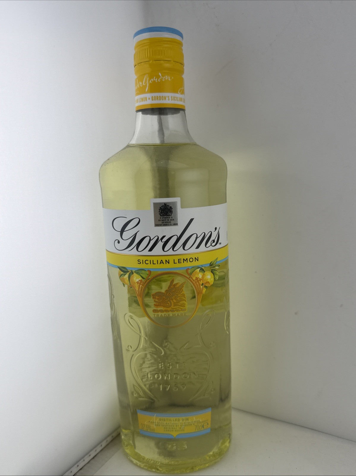 Gordon’s Sicilian Lemon Gin 70cl 37.5% Sealed Bottle