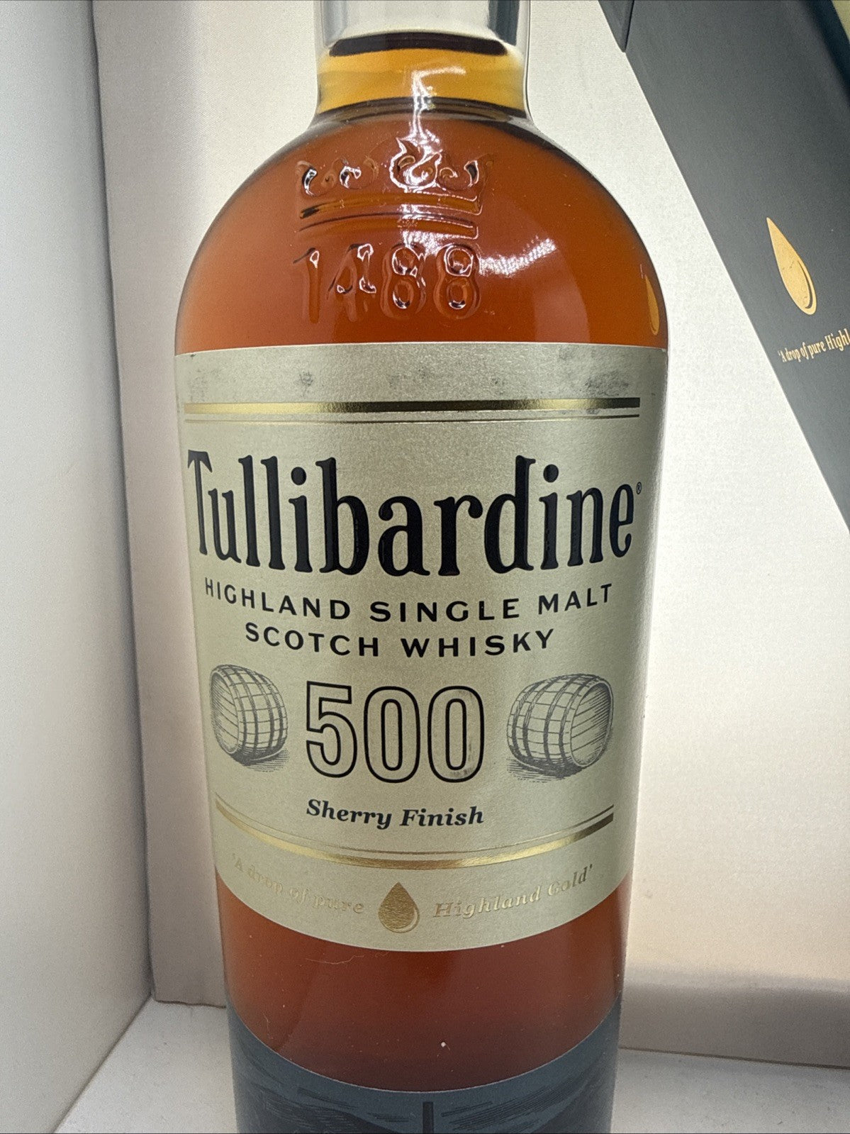 Tullibardine 500 Sherry Finish Highland Whisky 70cl 43% Boxed