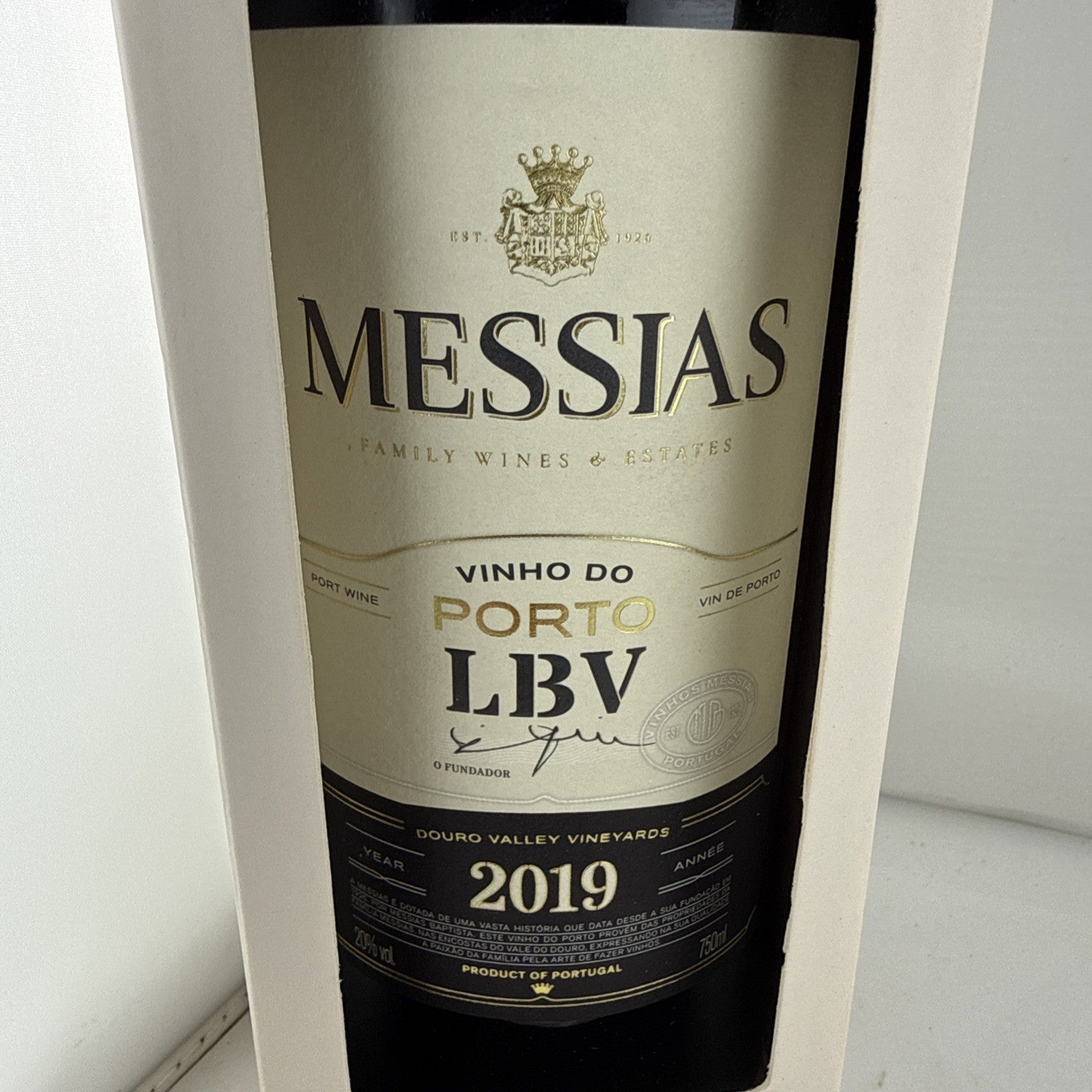 Messias LBV 2019 Port 75cl 20% Late Bottled Vintage in Gift Box