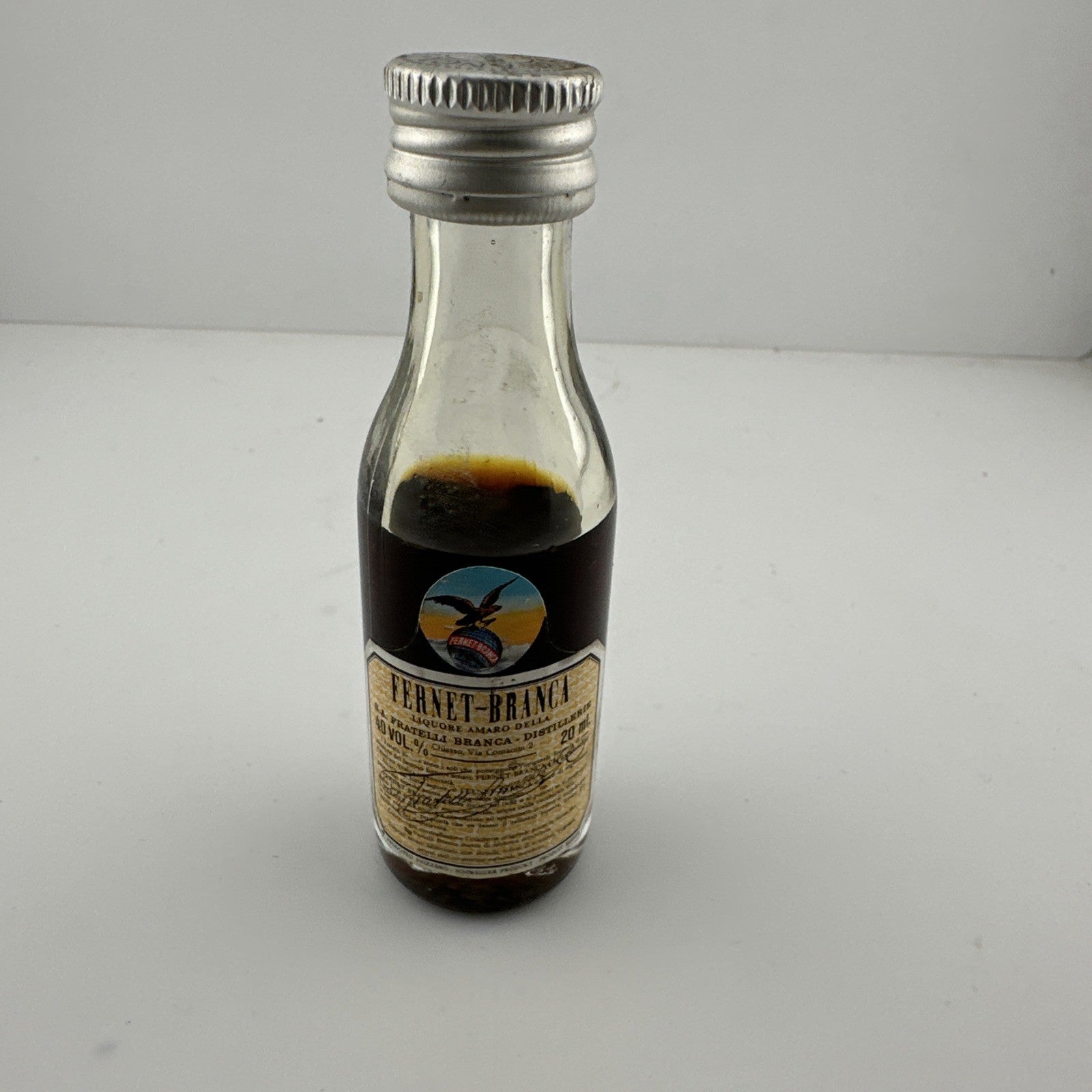 Fernet-Branca, an Italian herbal liqueur Miniature