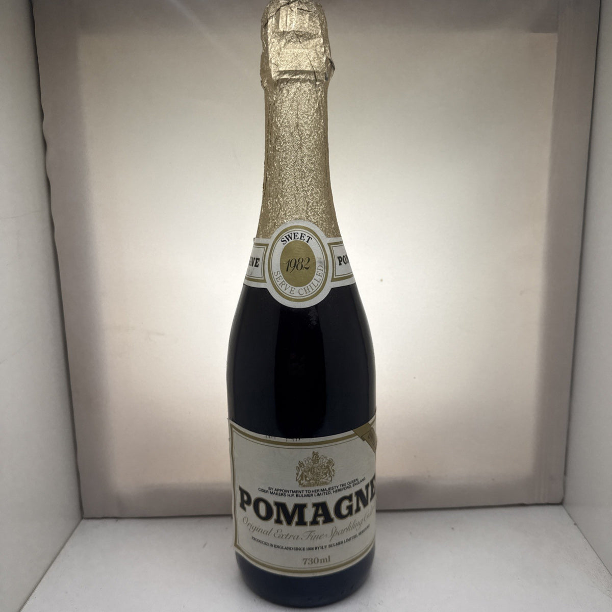 HP Bulmer Pomagne Dry 1982 (730ml)￼novelty Display Only ! Do Not Drink!!