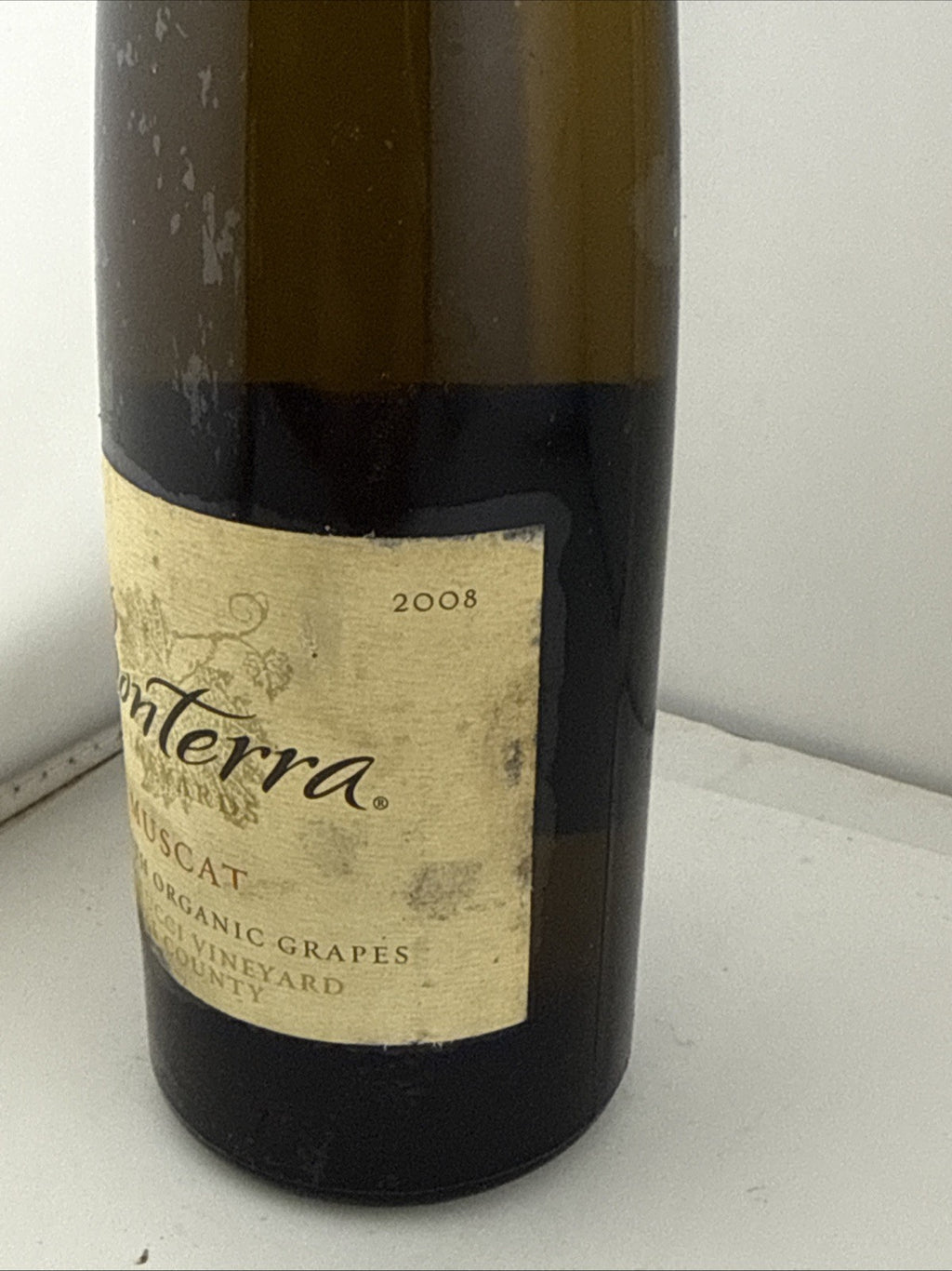 Bonterra Muscat 2008 Organic Dessert Wine 375ml Half Bottle California