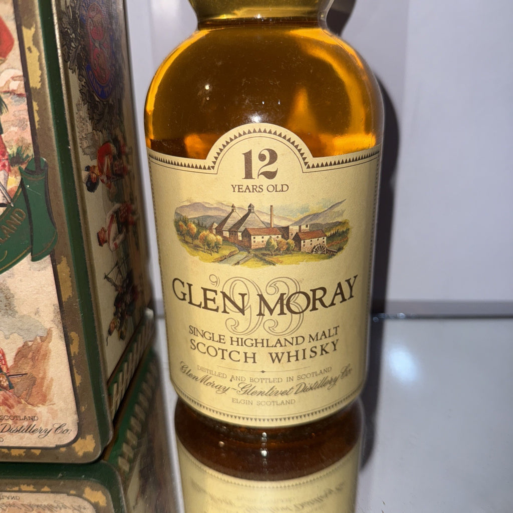 Glen Moray 12 Year Single Highland Malt Scotch Whisky Highland Regiments 1980s