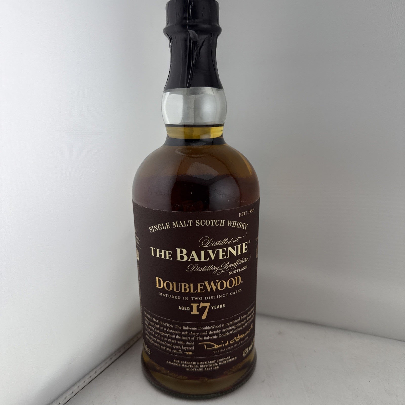 Balvenie DoubleWood 17 Year Old Single Malt Scotch Whisky 70cl 43% ABV
