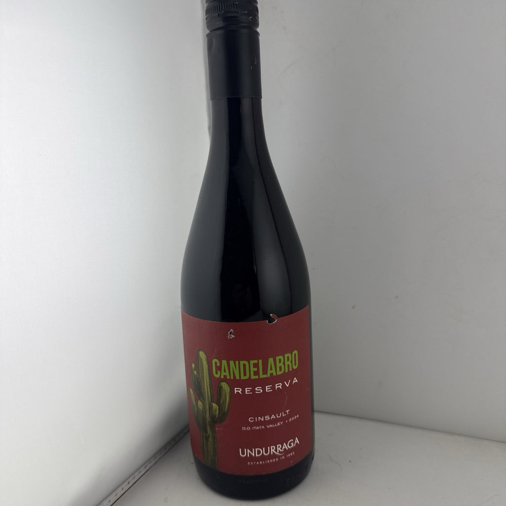 Undurraga Candelabro Reserva Cinsault 2024 Chilean Red Wine 75cl