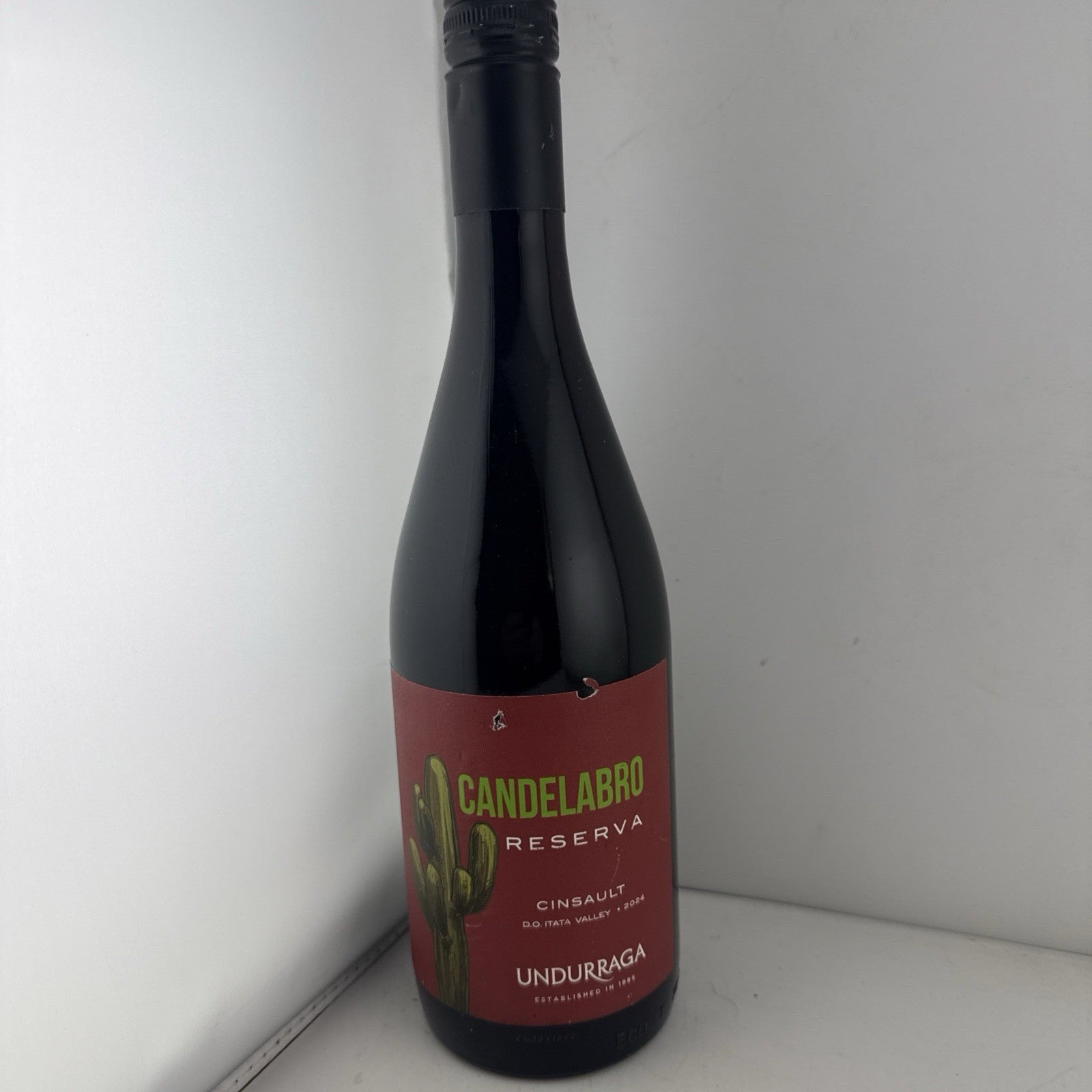 Undurraga Candelabro Reserva Cinsault 2024 Chilean Red Wine 75cl