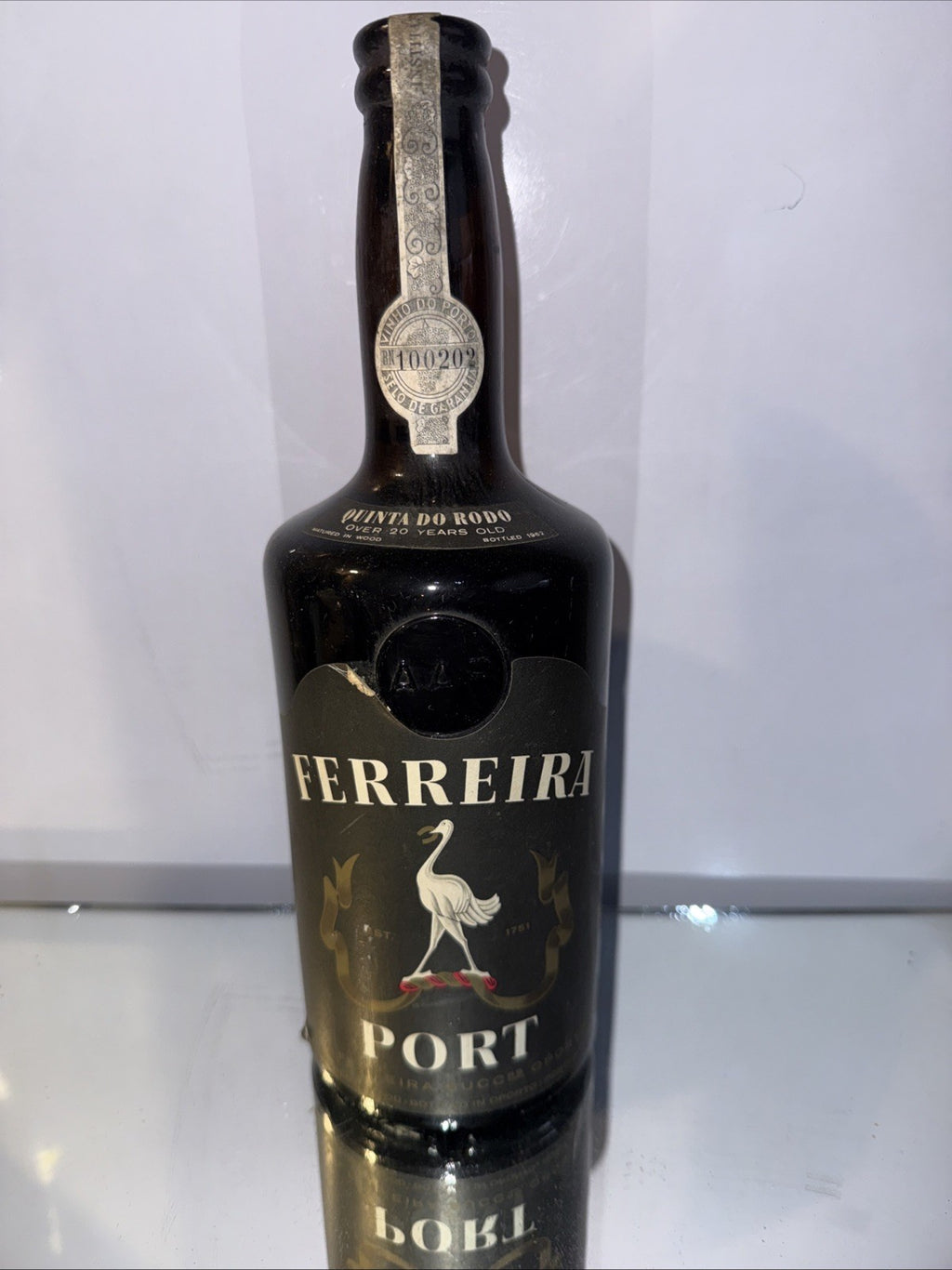 Ferreira Over 20 Years Port Bottled 1962