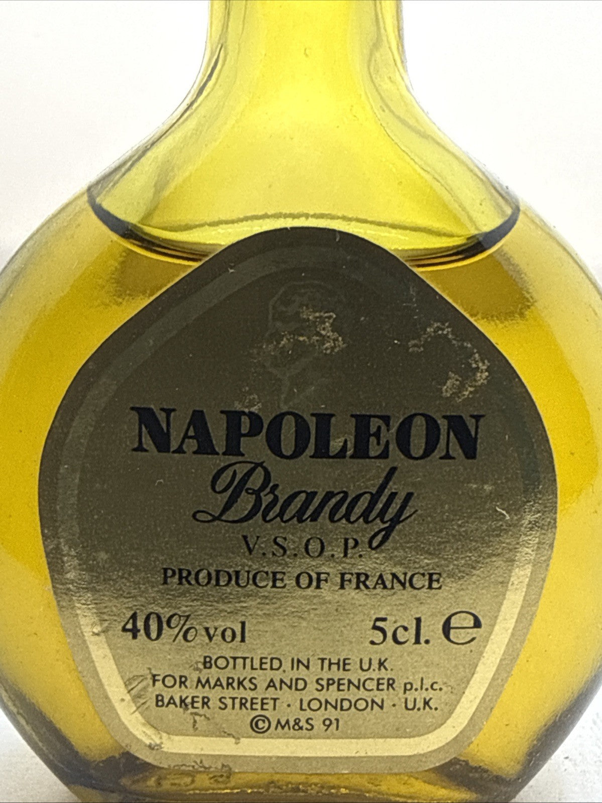 M&S Napoleon VSOP Brandy — 5cl Miniature — 1991