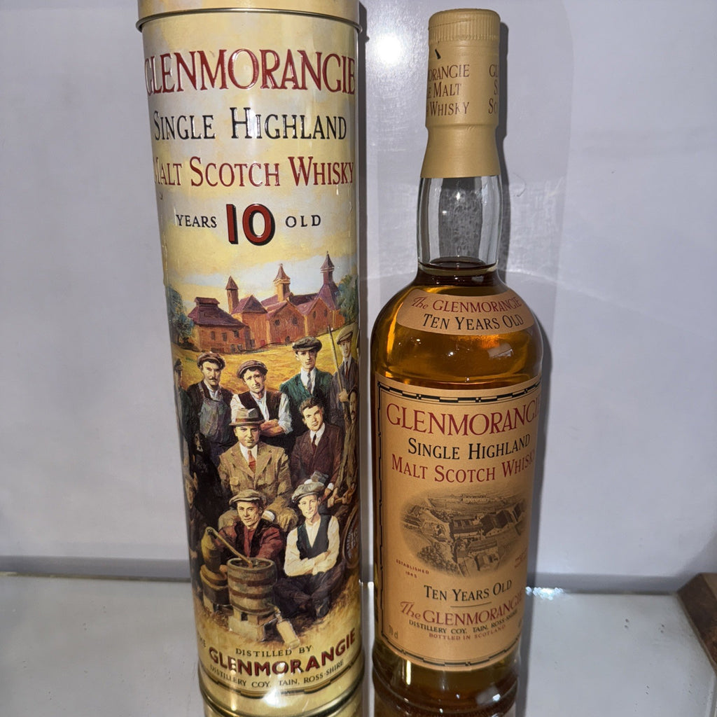 Glenmorangie 70 Cl Bottle of 10 year old single  malt Bottled 1990s Tin Boxed