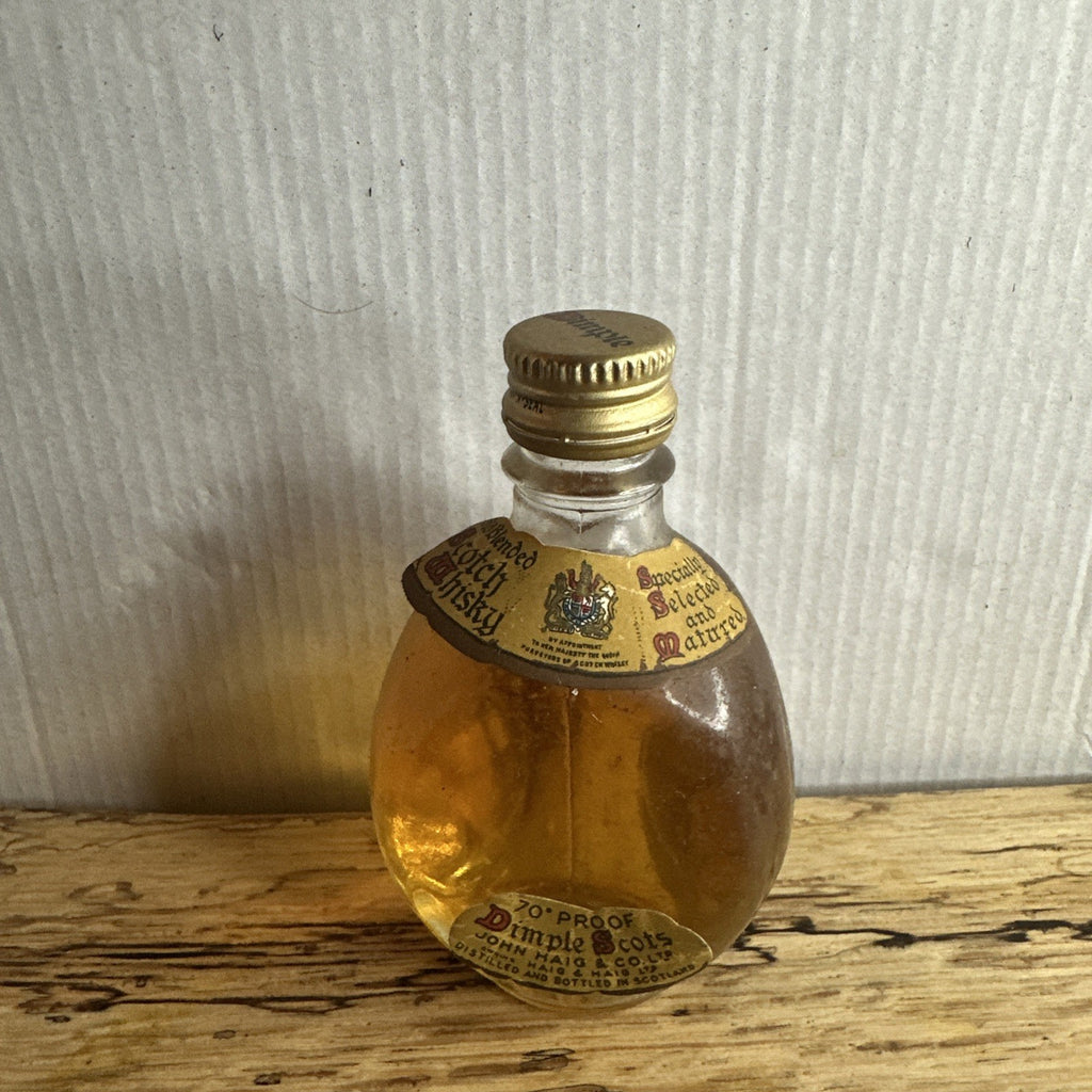 Dimple Blended Scotch Whisky Miniature 1970s