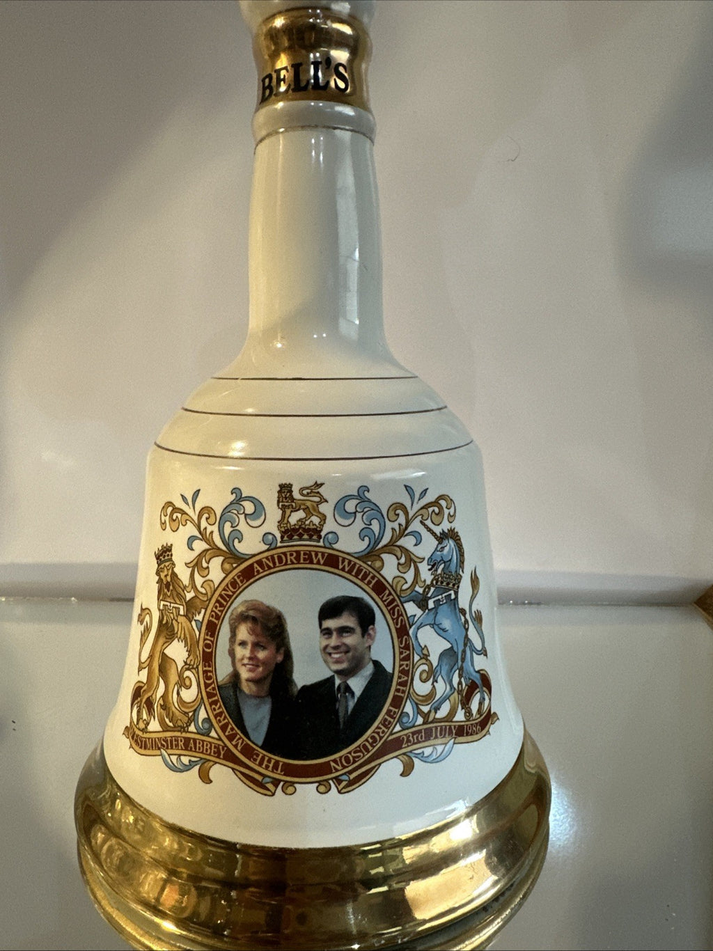 Bells Whisky 75cl Bottled 1986 vintage matured Royal Fergie And Andrew