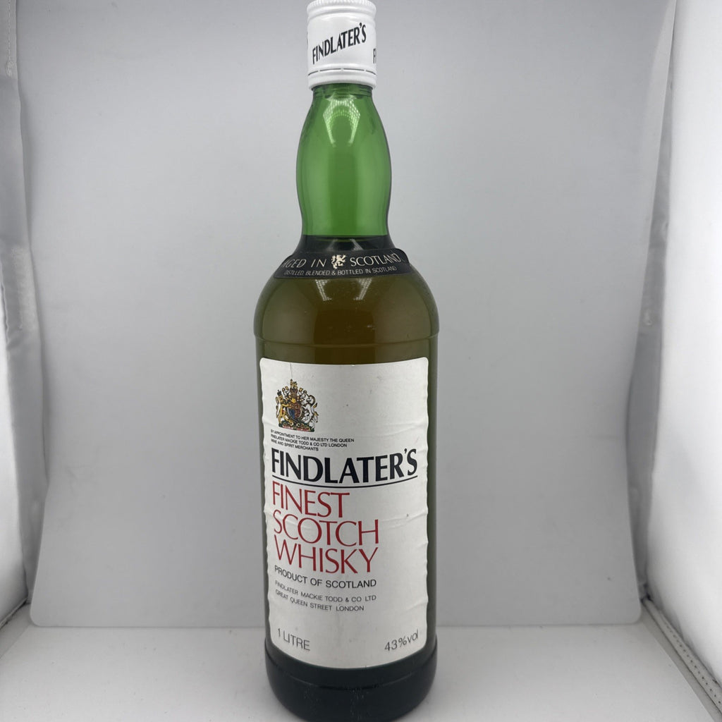 Findlater’s Finest Scotch Whisky 1 Litre 43% Vintage Bottle c.1980s