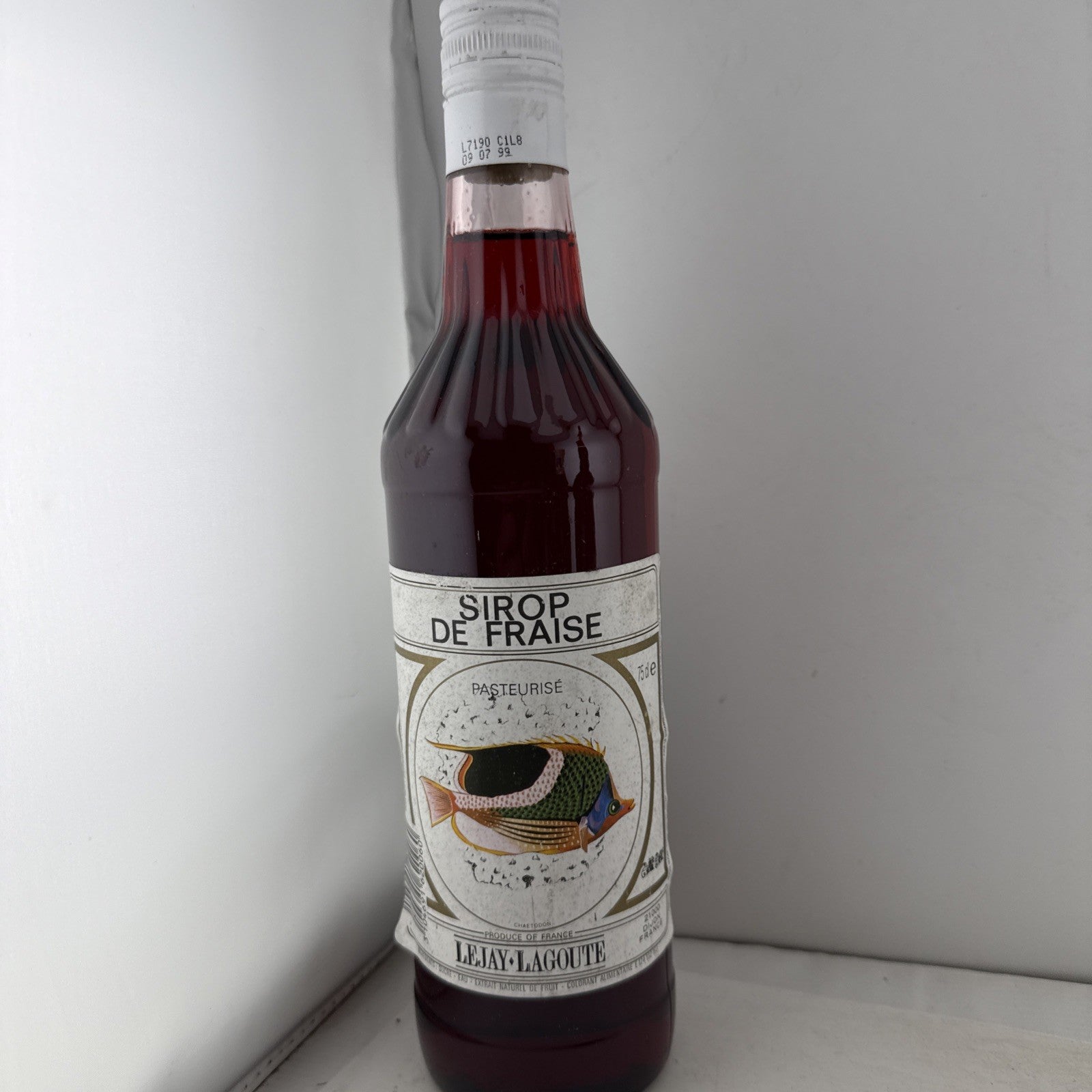 Lejay-Lagoute Sirop de Fraise Strawberry Syrup 75cl c.1999