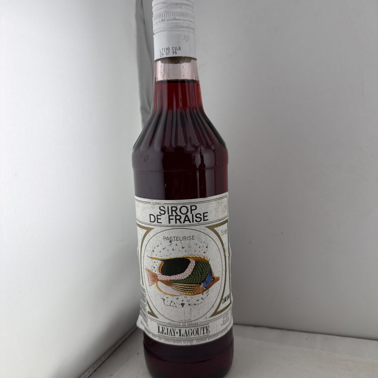 Lejay-Lagoute Sirop de Fraise Strawberry Syrup 75cl c.1999