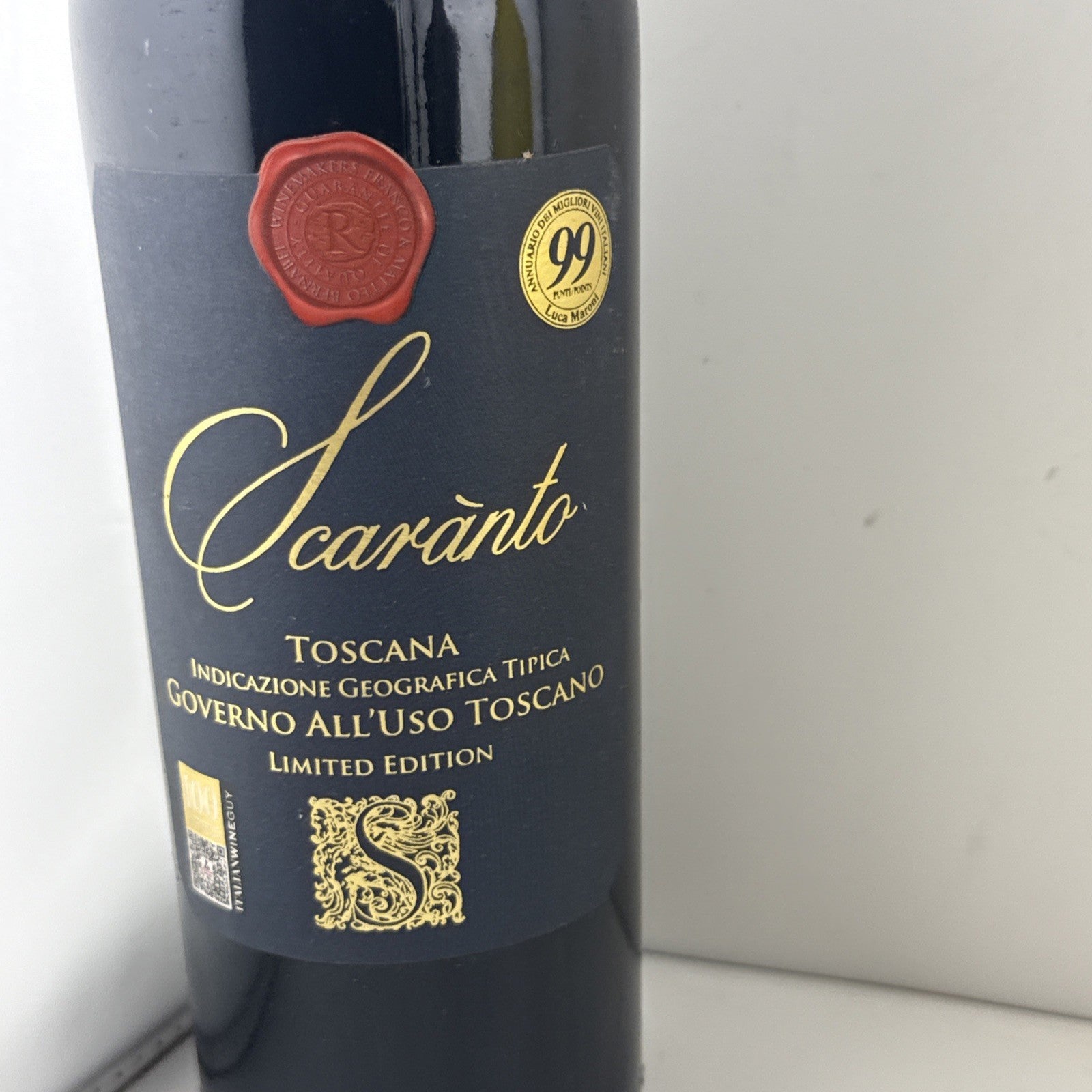Scaranto Governo All’Uso Toscano Limited Edition Italian Red Wine 75cl
