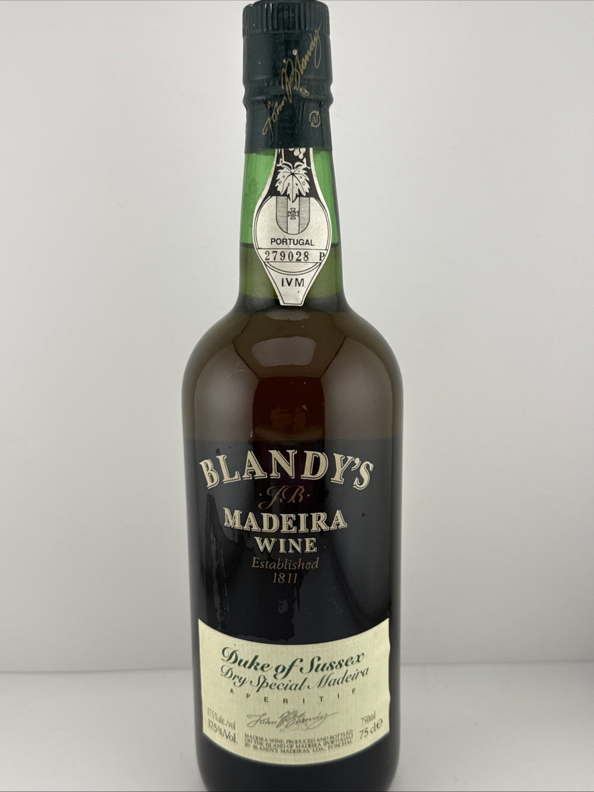 Blandy’s Duke of Sussex – Dry Special Madeira Late 90s Bottled