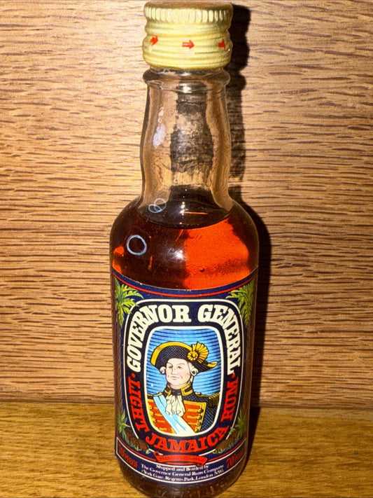 Governor General Light Jamaican Rum Miniature