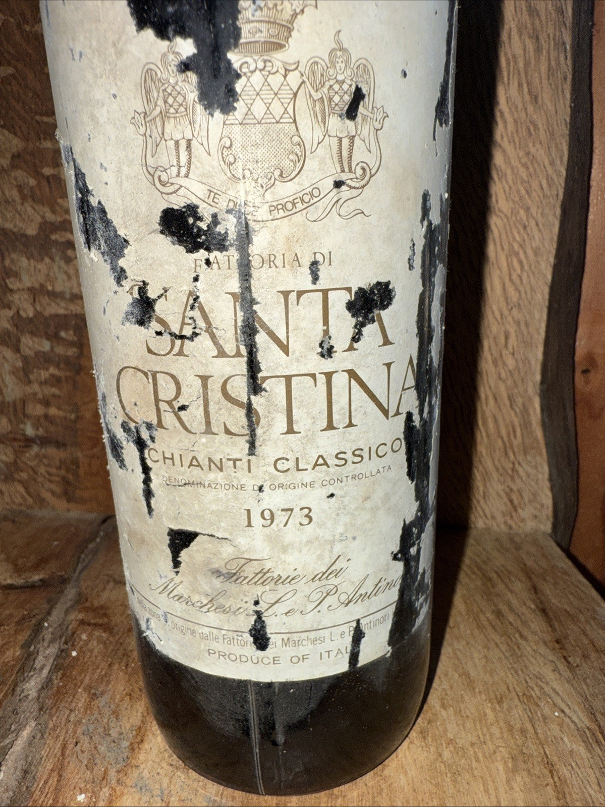 Santa Cristina Chianti Classico 1973 Label in poor condition)