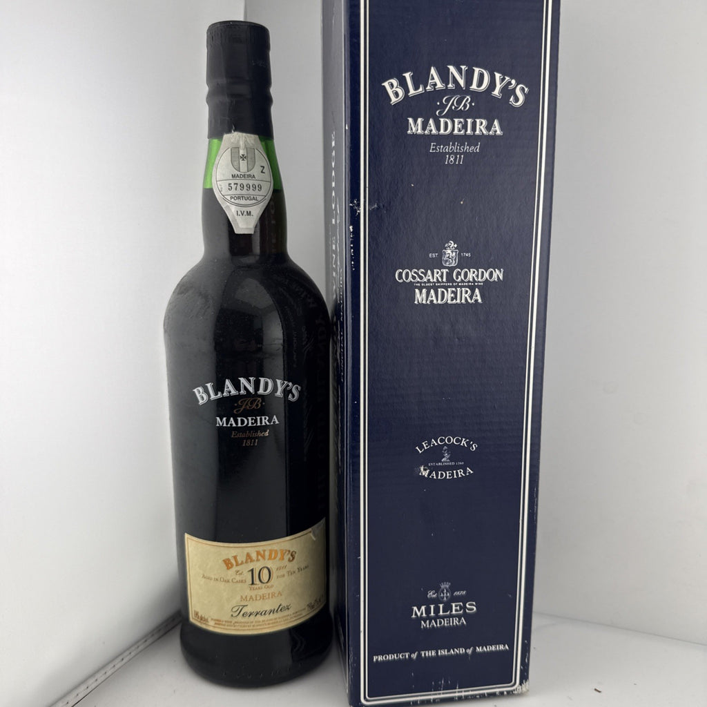 Blandy’s 10 Year Old Terrantez Madeira 75cl With Box
