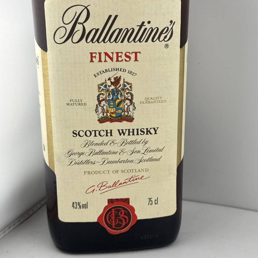 Ballantine’s Finest 75cl 43% Old Bottling 1980s Blended Scotch Whisky