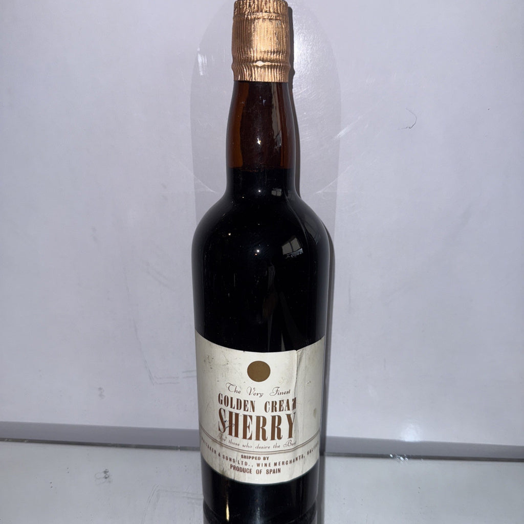 Whittaker & Sons Golden Cream Sherry Dated To Late 1960s Early 70s