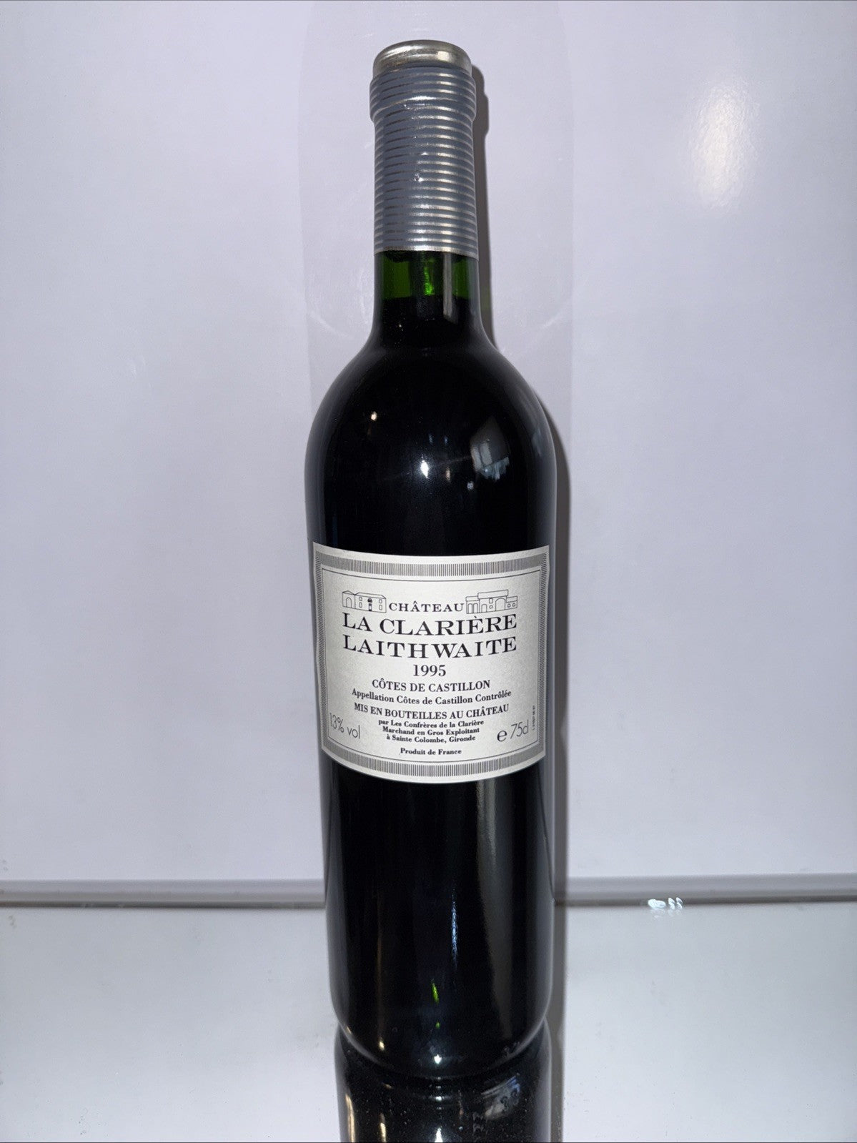 Chateau La Clariere 1995 Cotes De Castillon