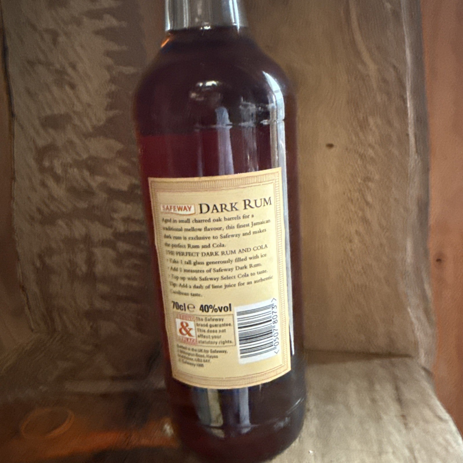 1995 "Safeway" Dark Rum