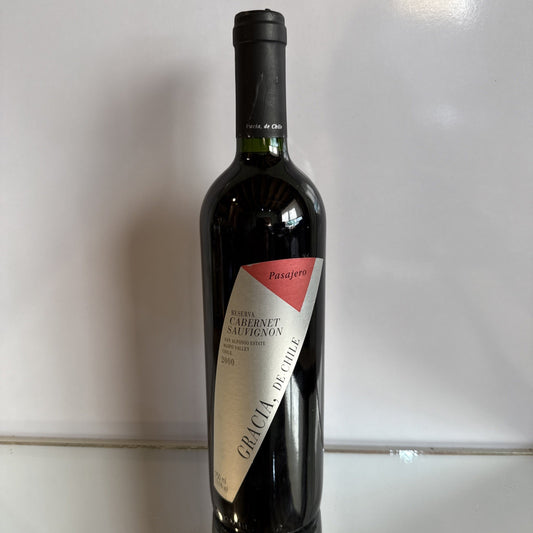 Gracia de Chile Reserva Especial Pasajero Cabernet Sauvignon 2000 Red  Vintage