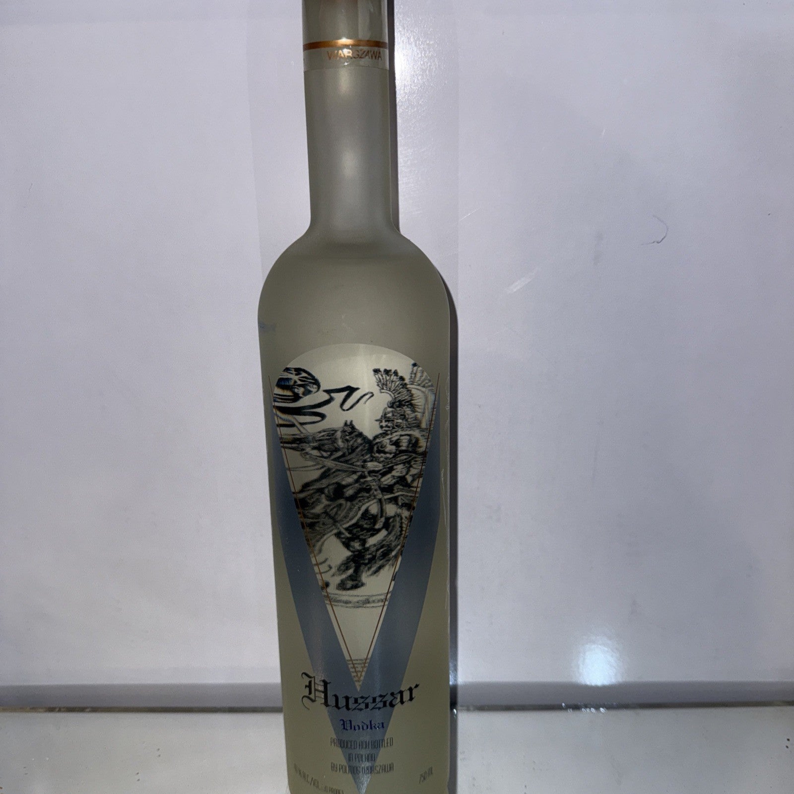 750ml bottle of Hussar Vodka Extra Smooth