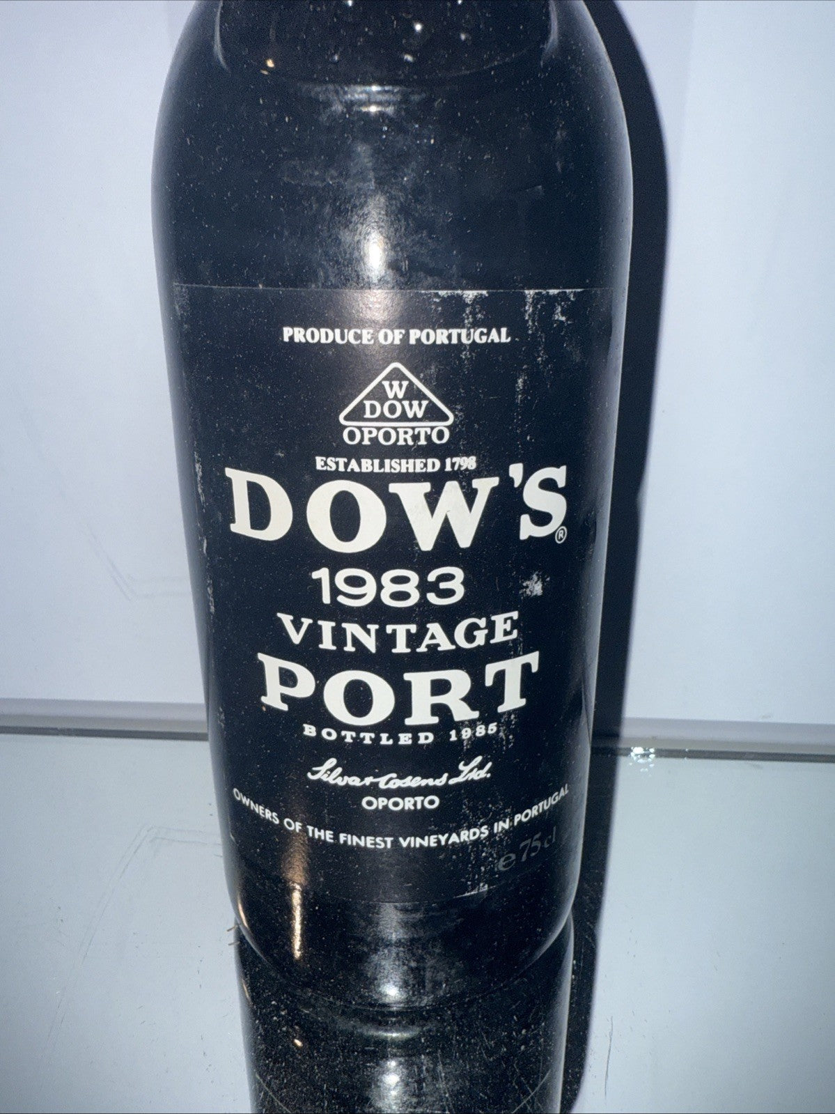 Dow's 1983 Vintage Port Mint Condition Stored In  Cellar From New
