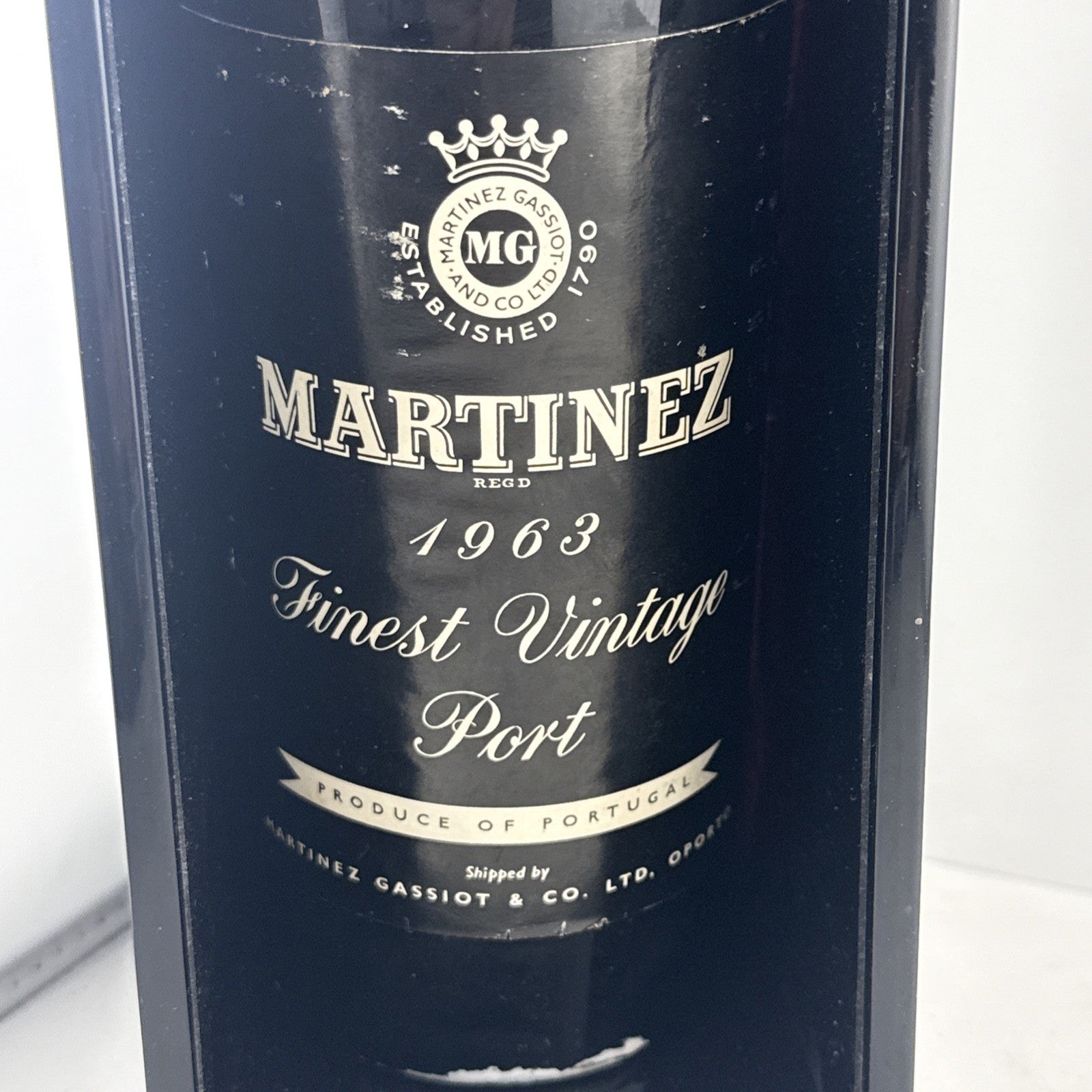 Martinez 1963 Vintage Port Finest Vintage in Presentation Case