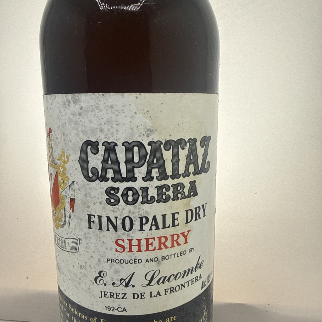 Capataz Solera Fino Pale Dry Sherry — E.A. Lacombe — Jerez — 1970s/80s