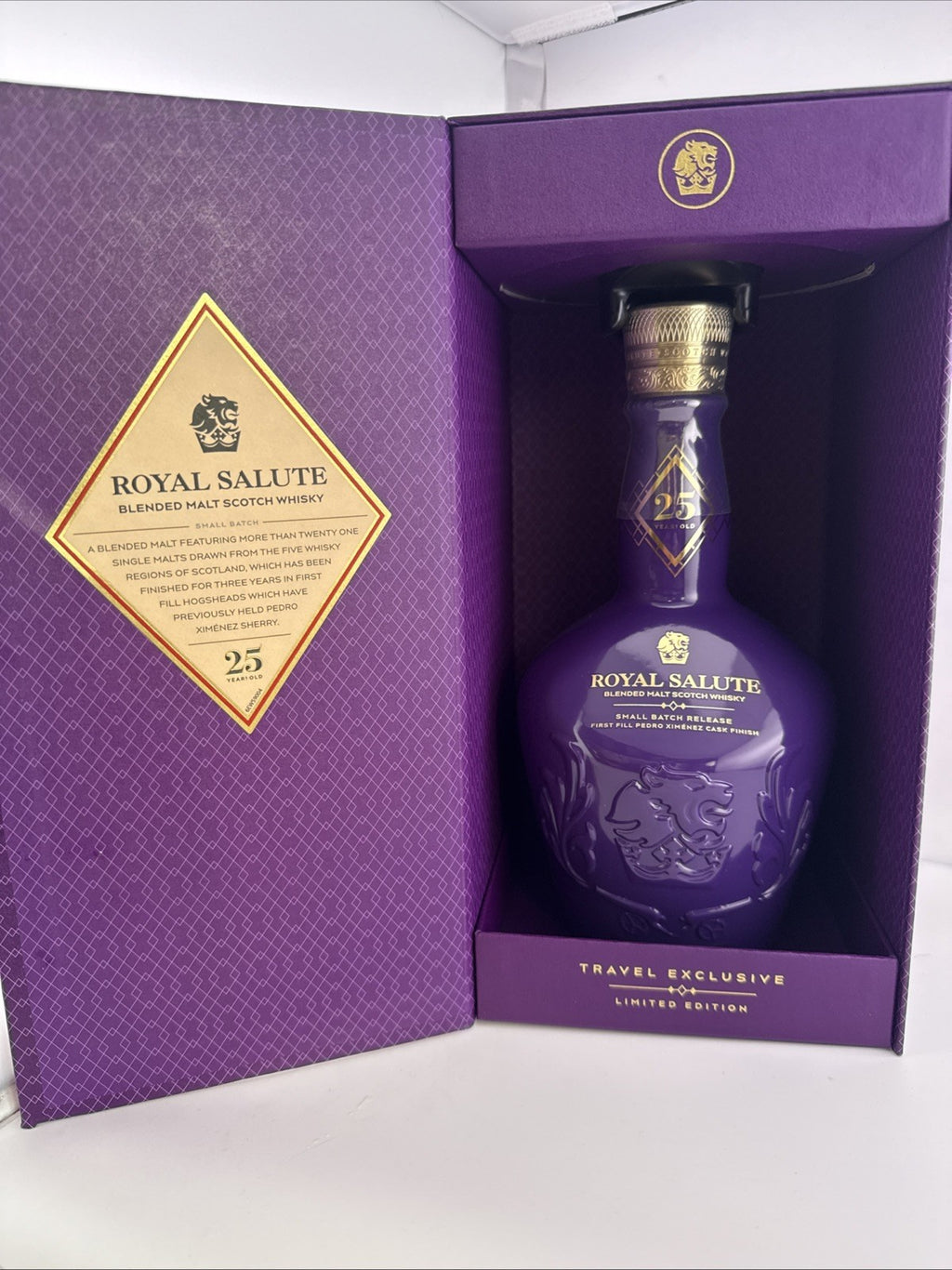 Royal Salute 25 Year PX Cask Batch 007 Travel Exclusive Boxed