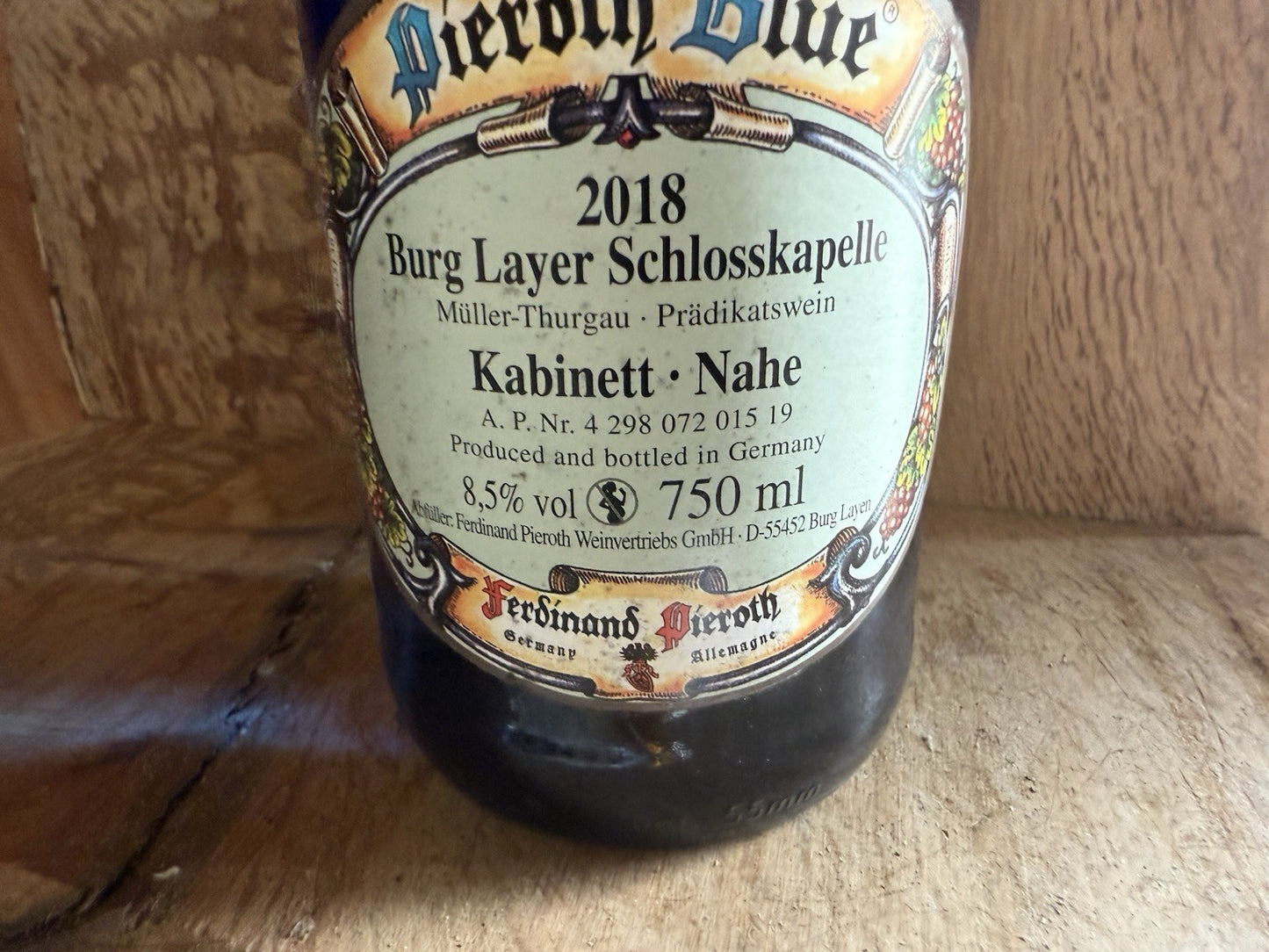 Pieroth blue kabinett nahe 2018 Vintage Iconic