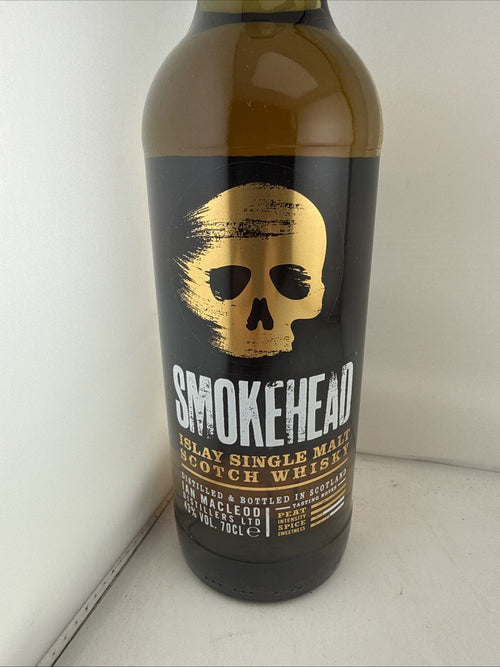 Smokehead Islay Single Malt Scotch Whisky 70cl 43% With Tube